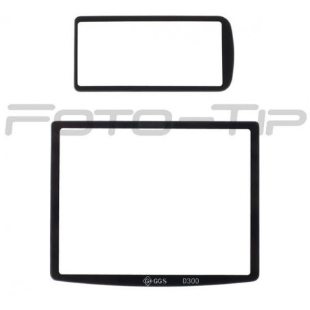 GGS LCD-Abdeckung für Nikon D300 gehärtetes Glas