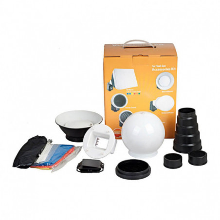 Flash gun accessory kit for Nikon Olympus Panasonic
