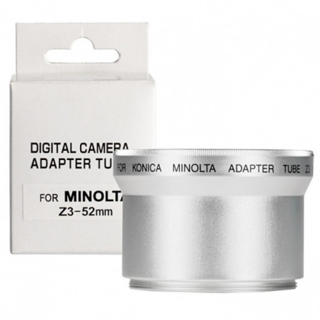 Tulejka filtrowa do aparatu Minolta z3/z5 srebrna