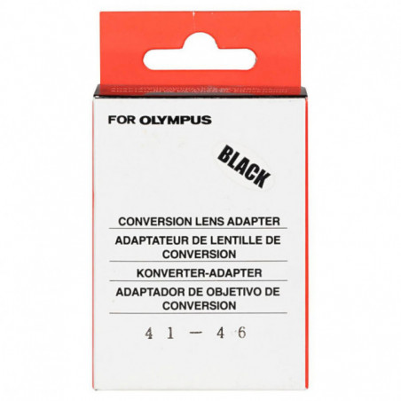 Adapter for Olympus C-2xxx,3xxx,4xxx,5xxx 41-46 black