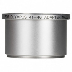 Adapter für Olympus C-2xxx 3xxx 4xxx 5xxx 41-46 silber