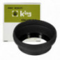 Skládací gumová sluneční clona Delta standardní 55 mm