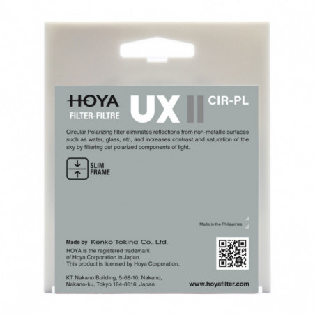 Hoya UX II CIR-PL filter 49mm