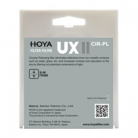 Hoya UX II CIR-PL Polfilter 72 mm