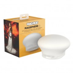 MagMod MagSphere 2 universal magnetic on-camera hot shoe flash diffuser packaging
