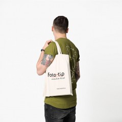 Foto-Tip Baumwolltasche mit Logo