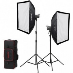 Sada 2 světel Godox Litemons LA150D Daylight LED K2 s příslušenstvím