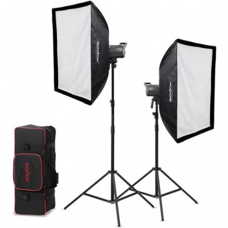 Godox 2-Light Kit Litemons LA200Bi Bi-color LED K2 mit Zubehör