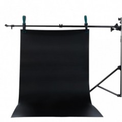 Genesis Gear PVC Fotohintergrund schwarz 200 × 120 cm