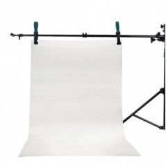 Sfondo fotografico PVC Genesis Gear bianco 200 × 120 cm
