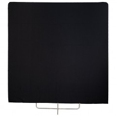 Tessuto nero oscurante Quadralite per bandiera 120 x 120 cm