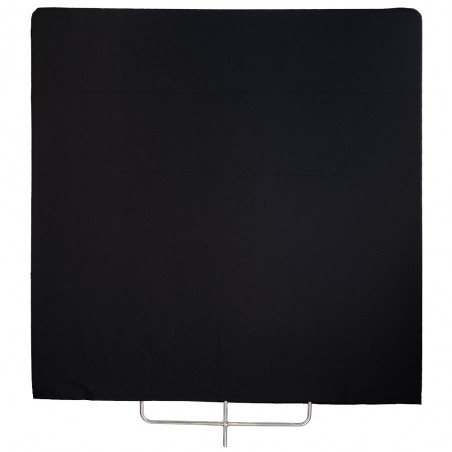 Tessuto nero oscurante Quadralite per bandiera 120 x 120 cm