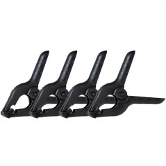 Quadralite Hintergrundklemmen 11,5×8,5 cm – 4 Stück