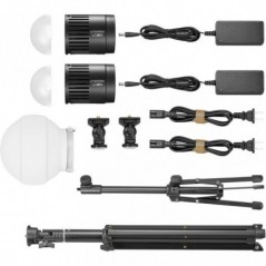Godox LC30D-K2 Litemons Kit di 2 illuminatori LED da tavolo