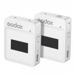 Godox MoveLink II M1 Compact Digital Wireless Microphone System (White)