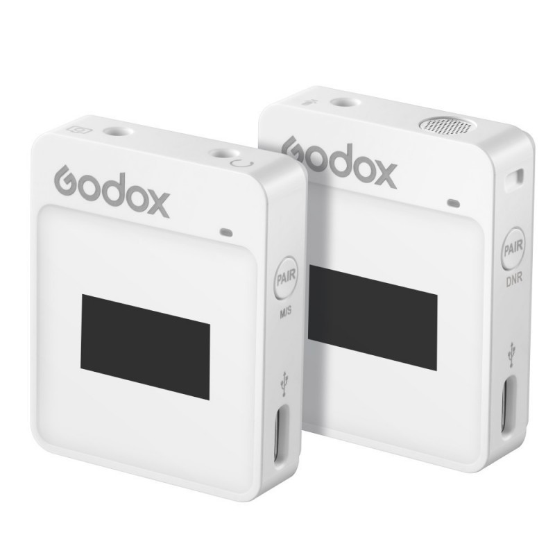 Godox MoveLink II M1 2.4 GHz Wireless Microphone System (White) Godox MoveLink II M1 2.4 GHz Wireless Microphone System (White)