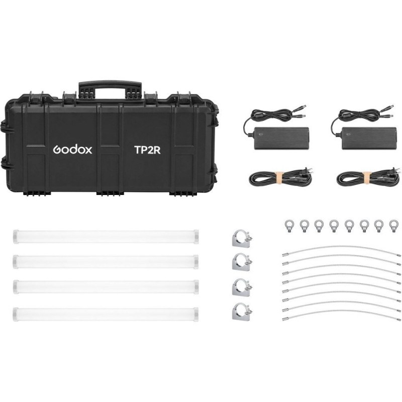 Godox Pixel Tube TP2R-K4 Knowled RGBWW Kit di 4 illuminatori da 60cm