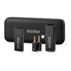 Godox MoveLink Mini LT Kit 2 (Classic Black) 2,4 GHz Microphone System (Lightning)