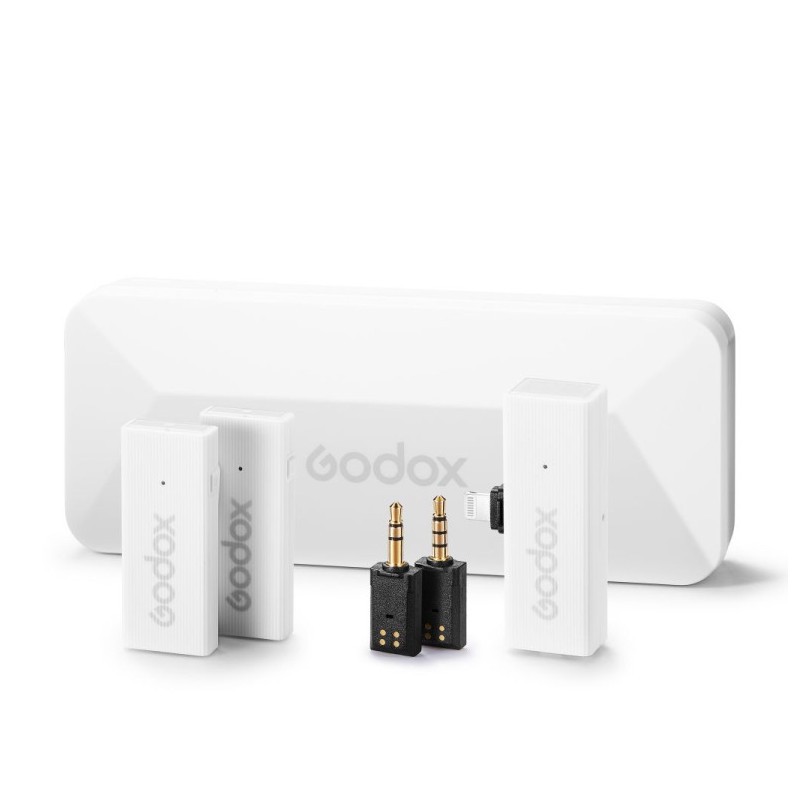 Godox MoveLink Mini LT (Lightning) Kit 2 (Biały) system bezprzewodowy 2,4 GHz