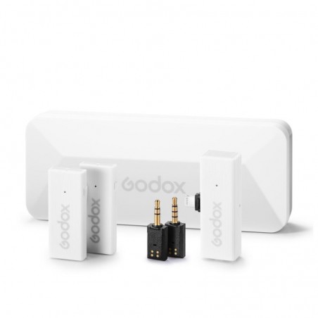 Mikrofonní systém Godox MoveLink Mini LT Kit 2 (Cloud White) 2,4 GHz (Lightning)