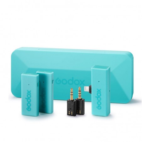 Mikrofonní systém Godox MoveLink Mini LT Kit 2 (Macaron Green) 2,4 GHz (Lightning)