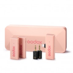 Godox MoveLink Mini LT Kit 2 (Cherry Pink) 2,4 GHz (Lightning)