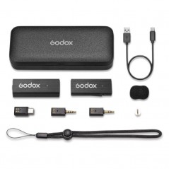 Mikrofonní systém Godox MoveLink Mini UC Kit 1 (Classic Black) 2,4 GHz
