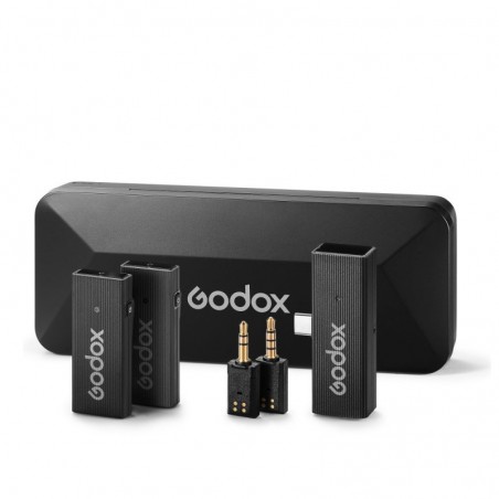Mikrofonní systém Godox MoveLink Mini UC Kit 2 (Classic Black) 2,4 GHz