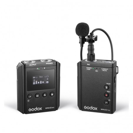 Godox WMicS2 Sistema microfonico wireless UHF Kit 1