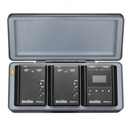 Godox UHF Drahtlos-Mikrofonsystem WMicS2 Kit 2