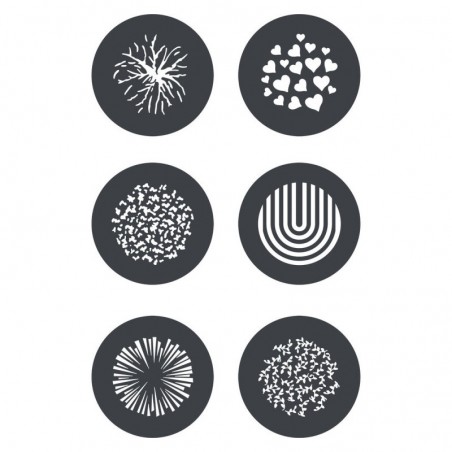 Godox GP-GS2 Gobo Set for G-Mount Spotlight (6-Pack)
