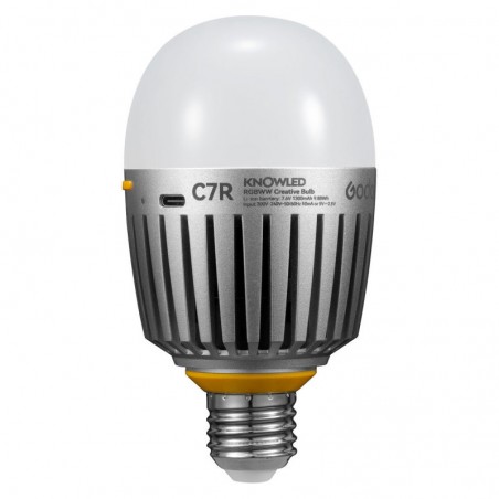 Godox C7R Lampadina RGBWW Knowled con batteria integrata