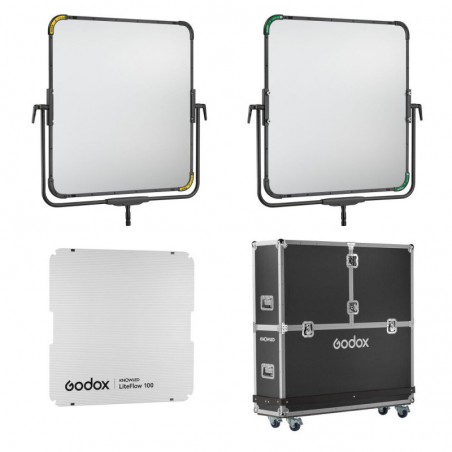 Godox LiteFlow 100 Set di specchi KNOWLED con trolley FC04