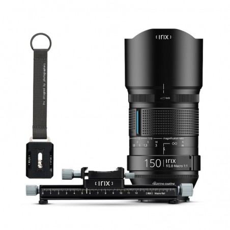 Kit Irix 150mm + Binario di guida 180 + portachiavi per Canon EF