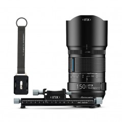 Kit Irix 150mm + Binario di guida 180 + portachiavi per Nikon F