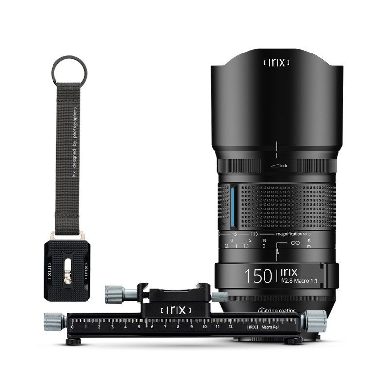 Irix-Kit 150 mm Pentax K + Makroschiene 180 + Schlüsselring