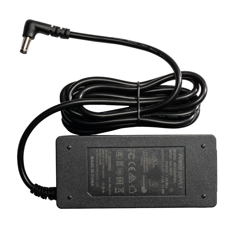 Quadralite 15V 4.8A power supply for Thea 600 RGB Pro