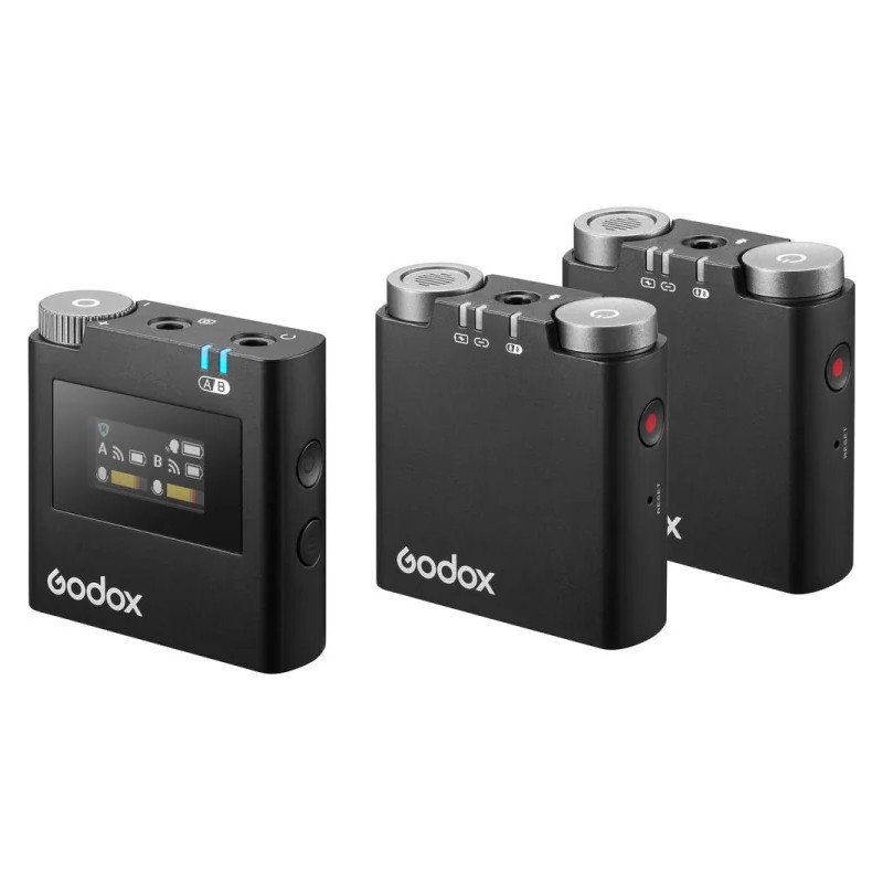 Godox Virso M2 Sistema microfonico wireless a 2,4 GHz