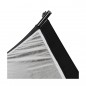 Quadralite Crescent M - curved beauty reflector 60 x 100 x 50 cm