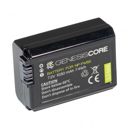 Genesis Core NP-FW50 Battery 7.2 V 1030 mAh