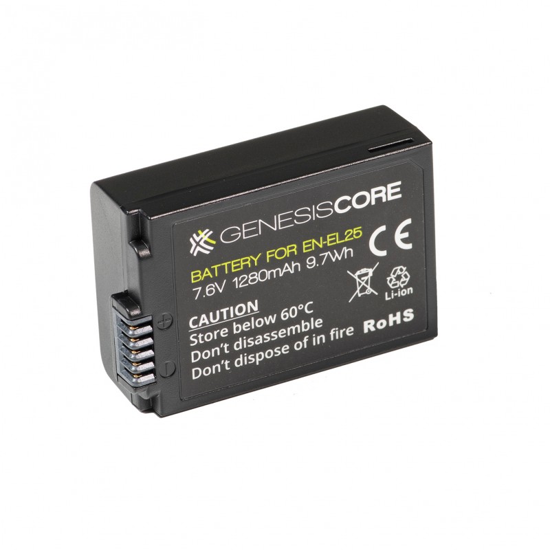 Batterie Genesis Core type EN-EL25 7,6 V 1280 mAh