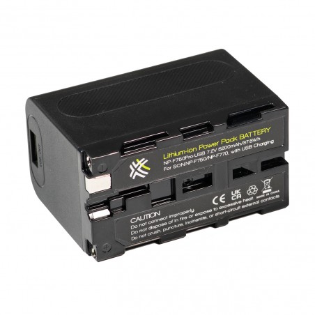 Genesis Core NP-F750 Battery 7.2 V 5200 mAh USB-A + USB-C
