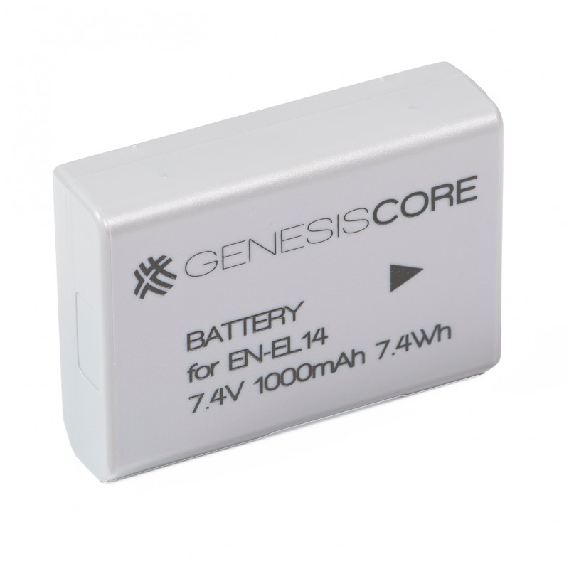 Batteria Genesis Core tipo EN-EL14 7,4 V 1000 mAh