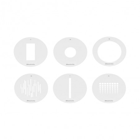 Set di Gobo Quadralite Geometrico 58mm