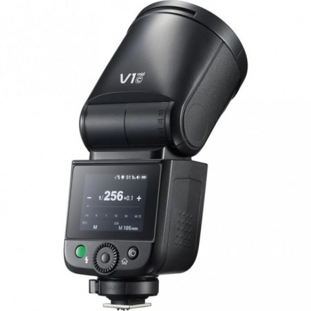 Godox V1 mid Canon kompakter TTL-Aufsteckblitz mit Li-Ion-Akku