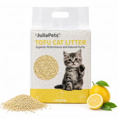 JuliaPets Tofu Cat Litter Lemon 6L