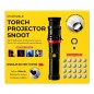 Quadralite FSP1 Projektions-LED-Taschenlampe Snoot 40W mit Gobo