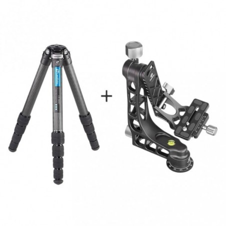 Leofoto LS-365C+PG-1 carbon fiber photo tripod with head