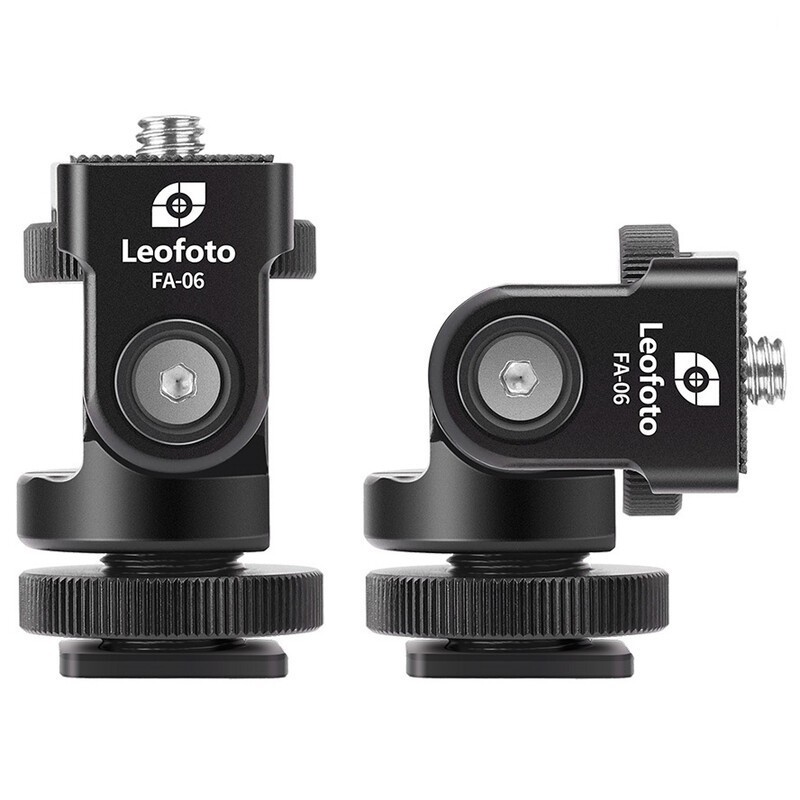 Leofoto FA-06 Adapter sanek (hot/cold shoe) — Adapter hot shoe z regulacją tarcia
