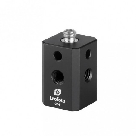 Leofoto CF-8 morsetto a sgancio rapido Arca-Swiss – adattatore universale (1× vite 1/4" + 4× sedio 1/4")